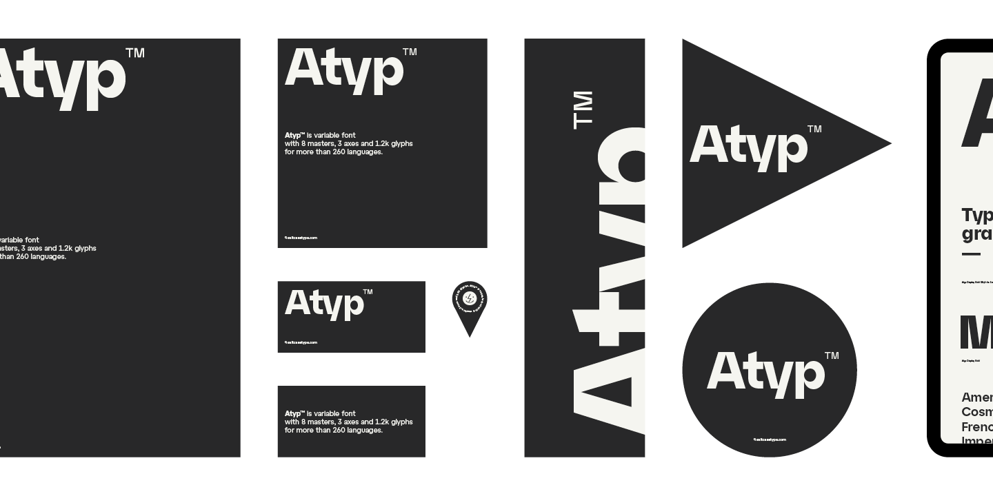 Example font Atyp #3